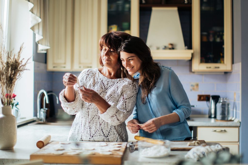 Mother's-day-cooking-a-meal-together