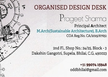 Organised-Design-Desk-Professional-Services-Building-architects-Bhilai-Chhattisgarh