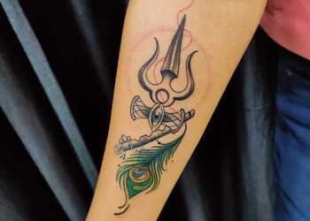 Fayda Krishna Tattoo Design Indore