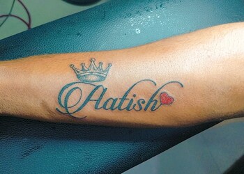 Adiyogi Tattoos  Customized name Abhi with heartbeats   Facebook