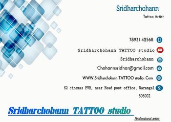 Sridharchohann-Tattoo-studio-Shopping-Tattoo-shops-Warangal-Telangana-2