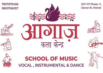 Aagaaz-kala-kendra-school-of-music-Guitar-classes-Mohali-Punjab-1