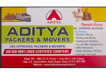 Aditya-packers-and-movers-Packers-and-movers-Raipur-Chhattisgarh-1