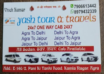 Agra-yash-tour-travels-Cab-services-Kamla-nagar-agra-Uttar-pradesh-2