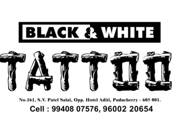 Black-white-tattoo-Tattoo-shops-Karaikal-pondicherry-Puducherry-1