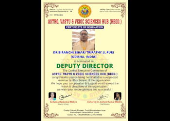 Dr-biranchi-bihari-tripathy-raj-jyotish-gold-medalist-Astrologers-Civil-township-rourkela-Odisha-3