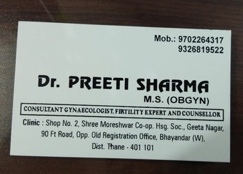 Dr-preeti-sharma-Gynecologist-doctors-Mira-bhayandar-Maharashtra-1
