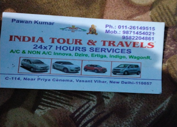 India-tour-and-travels-Taxi-services-Vasant-vihar-delhi-Delhi-1