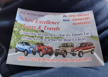 New-excellence-tours-travels-Car-rental-New-market-bhopal-Madhya-pradesh-2
