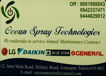 Ocean-spray-technologies-Air-conditioning-services-Salem-Tamil-nadu-1