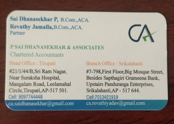 P-sai-dhanasekhar-associates-Chartered-accountants-Tirupati-Andhra-pradesh-1