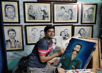 Portrait-sketches-patna-pritam-kumar-art-gallery-Art-galleries-Patna-Bihar-2