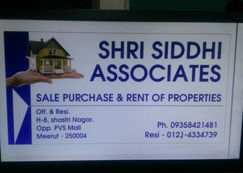 Shri-siddhi-associates-Real-estate-agents-Begum-bagh-meerut-Uttar-pradesh-1