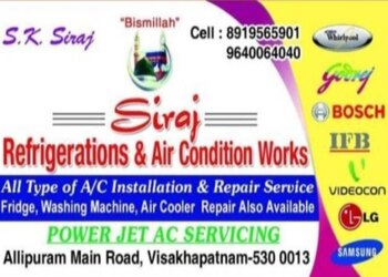 Siraj-refrigeration-air-condition-works-Air-conditioning-services-Dwaraka-nagar-vizag-Andhra-pradesh-1