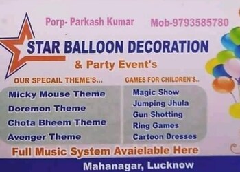 Star-balloon-decoration-Balloon-decorators-Aliganj-lucknow-Uttar-pradesh-1