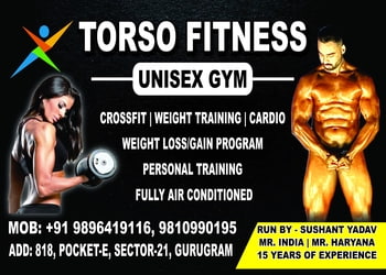 Torso-fitness-unisex-gym-Gym-Sector-23-gurugram-Haryana-3