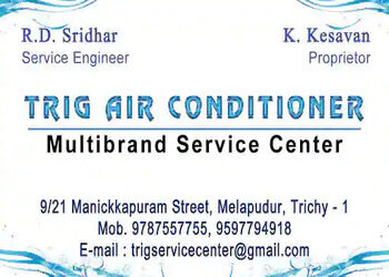 Trig-air-conditioner-Air-conditioning-services-Kk-nagar-tiruchirappalli-Tamil-nadu-1